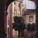 Under The Archway, Oil Painting