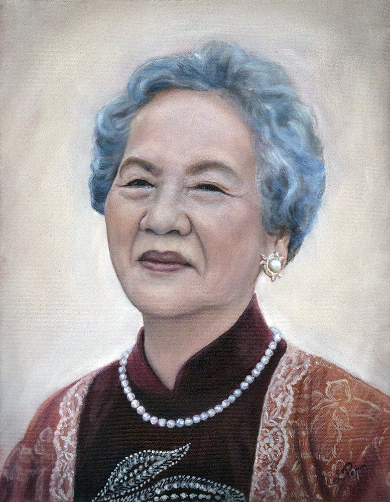 oil painting portrait woman, artist Lydia Pepin
