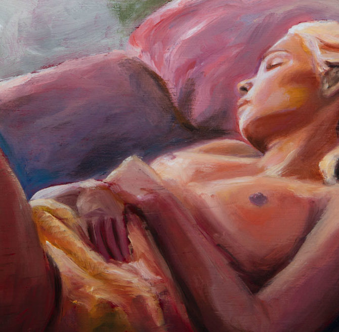 oil painting woman, vintage romantic, Lydia Pepin